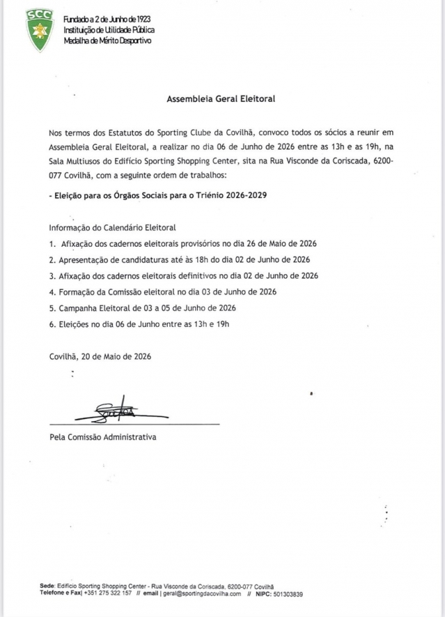 Convocat&oacute;ria 
